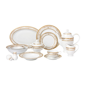 Chloe 57-PC Dinnerware Set, Service for 8