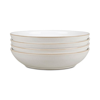 Natural Canvas Set of 4 Pasta Bowls