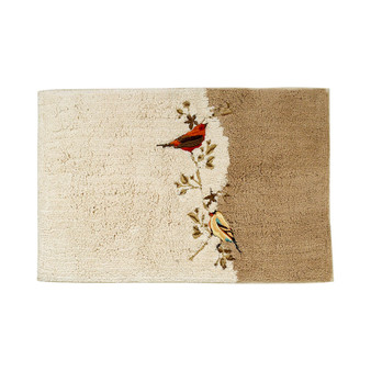 Bath Rug, Gilded Birds