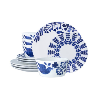 Sandefjord 12 Piece Dinnerware Set, Service For 4