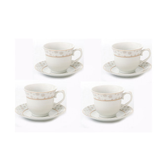 Floral Tea and Coffee Set, 8 Piece