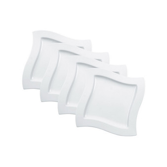 New Wave Square Set/4 Salad Plate