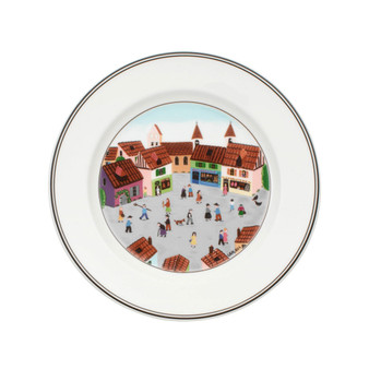 Design Naif Salad Plate Old Village Square