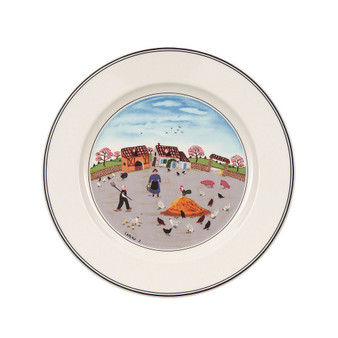 Design Naif Salad Plate Country Yard