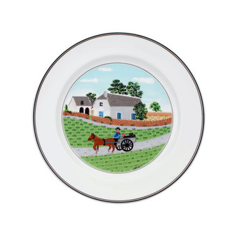 Design Naif Dinner Plate Going to Market