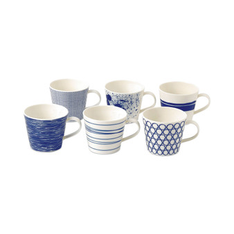 Pacific Accent Mugs, Set of 6