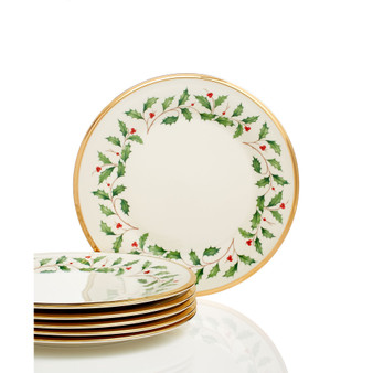 Holiday Salad Plate Set, Buy 3 Get 3