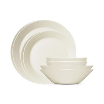 Teema White 16-Pc. Starter Dinnerware Set, Service For 4