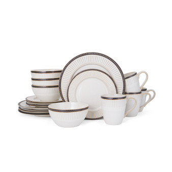 16-Pc. Promenade Column Dinnerware Set