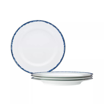 Rill 4 Piece Dinner Plate Set, Service for 4