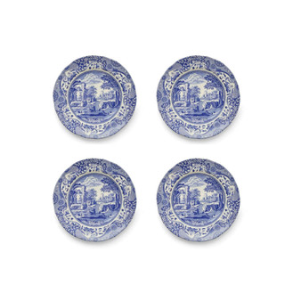 Blue Italian Luncheon Plate Set/4