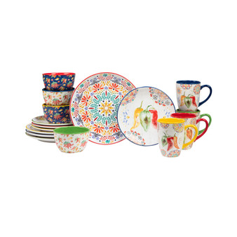 Sweet Spicy Dinnerware Set, 16 Piece