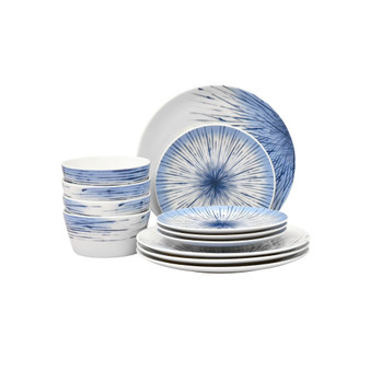 Hanabi  12-PC Dinnerware Set, Service for 4