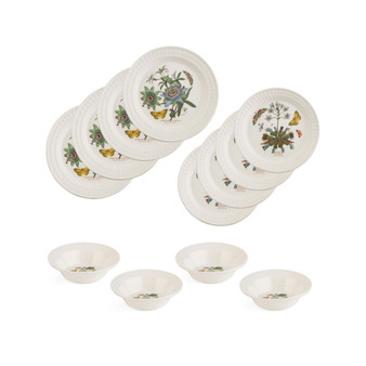 Botanic Garden Harmony Amber 12 Piece Dinnerware Set