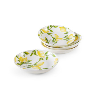 Lemons Pasta Bowls, Set of 4