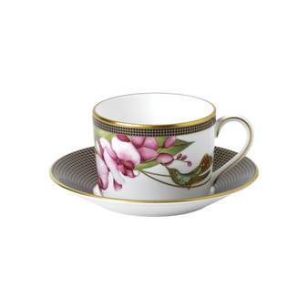 Hummingbird Teacup Saucer Set