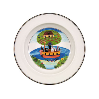 Design Naif Rim Soup Bowl Noah's Ark