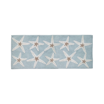Sequin Shell 24" x 60" Bath Rug