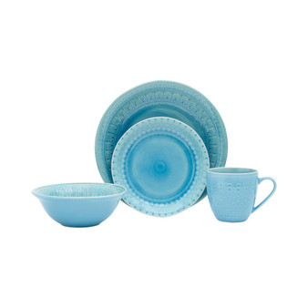 Reactive 16 Piece Dinnerware Set, Service for 4