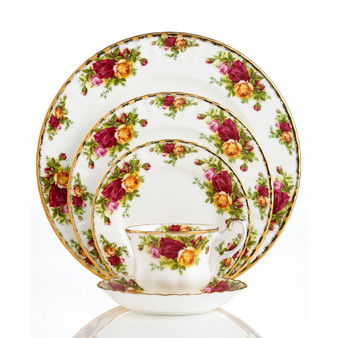 Old Country Roses 5-Piece Place Setting