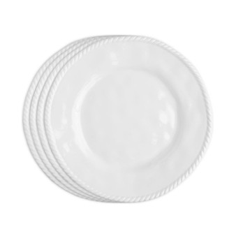 Melamine Nautical 11" Dinner Plate Set/4