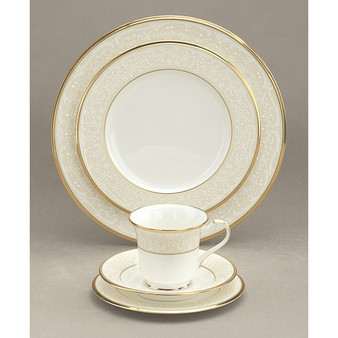 "White Palace" Gravy Boat & Stand