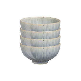 Halo Speckle Set of 4 Rice Bowls, Service for 4