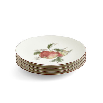 Nature's Bounty Apples Salad Plate, Set of 4