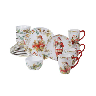 Christmas Story 16 Piece Dinnerware Set