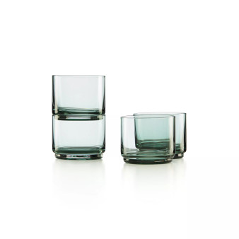 Tuscany Classics Stackable Short Glasses Set, 4 Piece