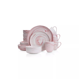 Brighton 16 Pieces Dinnerware Set, Service For 4