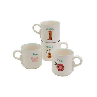 Icon Mugs  20oz, Set of 4