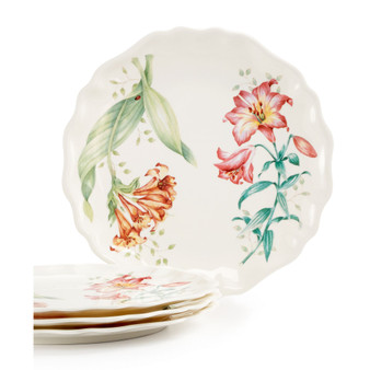 Butterfly Meadow Set of 4 Melamine Salad Plates