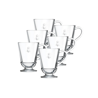 La Rochere Napoleon Bee 9-ounce Coffee Cups, Set of 6