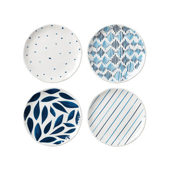 Blue Bay Melamine Assorted Accent Plates, Set Of 4