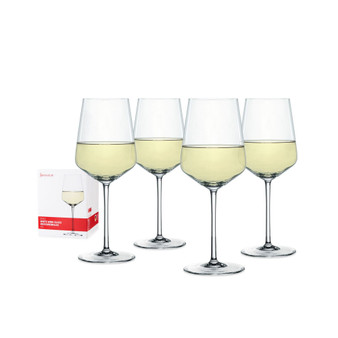 Style White Wine Glasses, Set of 4, 15.5 Oz