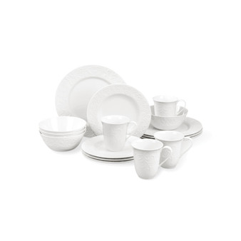 Opal Innocence Carved 16 Pc. Dinnerware Set, Service for 4
