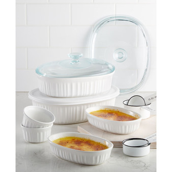 French White 10 Piece Bakeware Set, Created for Macy's