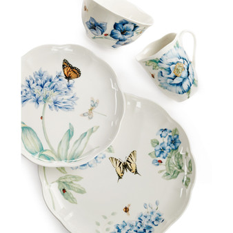 Dinnerware, Butterfly Meadow Blue 4 Piece Place Setting