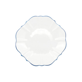 Amelie Royal Blue Rim 10.5" Dinner Plate