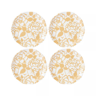 Butterfly Meadow Cottage Accent Plate Set, Set of 4
