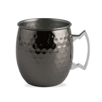 Black Faceted Moscow Mule Mug