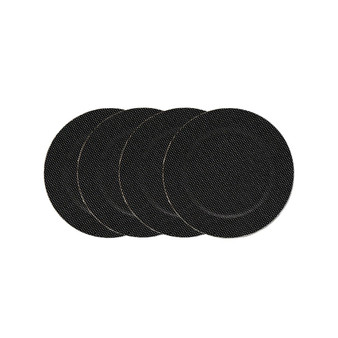 Black Chargers Set of 4