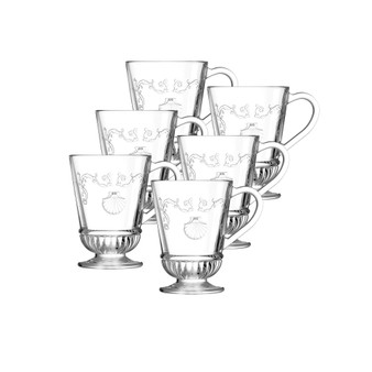 La Rochere Versailles 9-ounce Coffee Cup, Set of 6