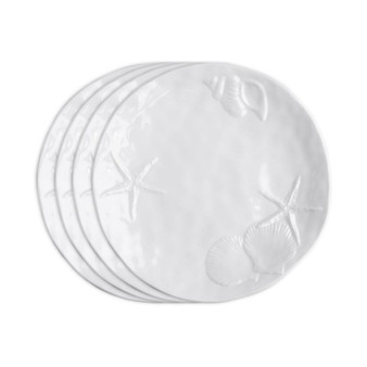 Melamine Sea Life 11" Dinner Plate Set/4