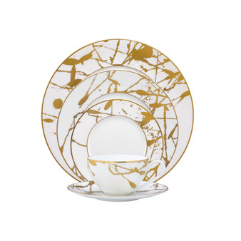 Raptures Gold 5 Piece Place Setting