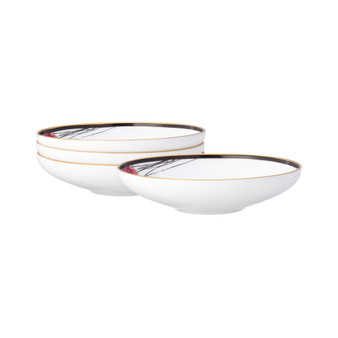 Alluring Fields Set of 4 Fruit Bowls, Service For 4