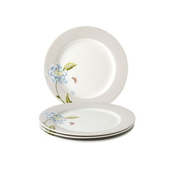 Heritage Collectables Cobblestone Pinstripe Plates in Gift Box, Set of 4