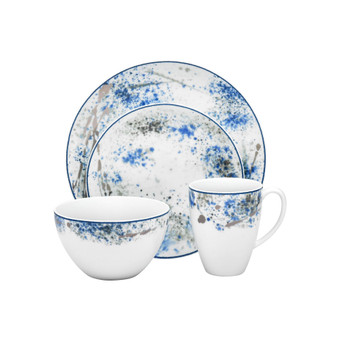 Blue Nebula 4 Piece Place Setting