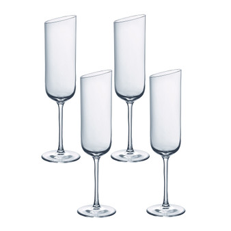 New Moon Flute Champagne Set of 4